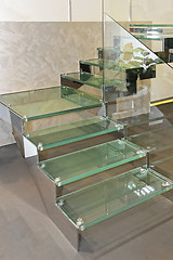 Image showing Glass Staircase