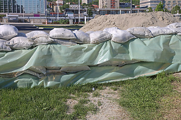 Image showing Sand Bags Protection