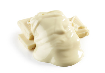 Image showing melted white chocolate