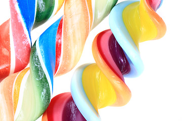 Image showing color lolly pops isolated