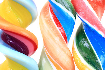 Image showing color lolly pops isolated