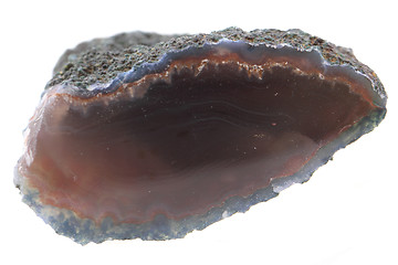 Image showing natural agate isolated