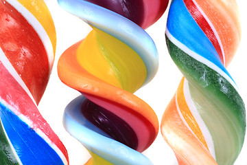 Image showing color lolly pops isolated