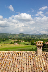 Image showing landscape mood in Italy Marche