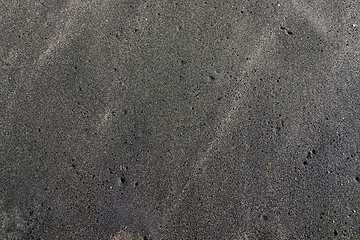 Image showing Black sand background