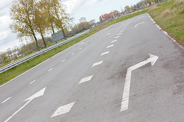 Image showing Abandoned road in the Netherlands