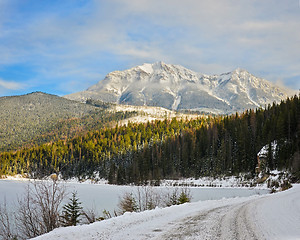 Image showing Winter Landscape British Columbia Canada