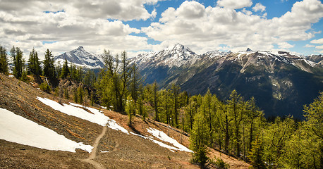 Image showing Mount Nelson, Purcell Mountains, British Columbia, Canada