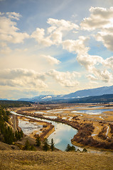 Image showing Columbia Wetlands, British Columbia, Canada in Spring