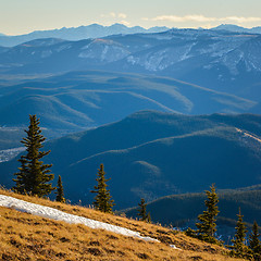 Image showing View from Prairie Mountain, Alberta