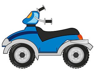 Image showing Transport quad bikes on white background is insulated