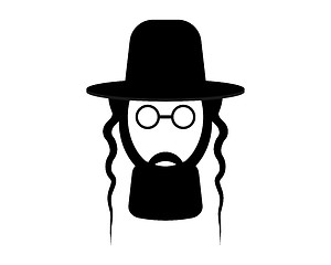 Image showing face with hat and glasses