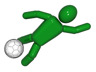 Image showing Soccer player