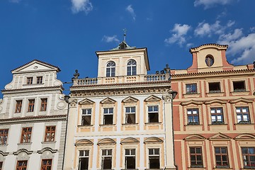 Image showing Townhouses in Prague