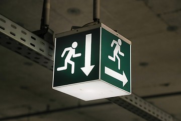 Image showing Emergency Exit Sign