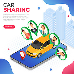 Image showing Car Sharing Service Concept