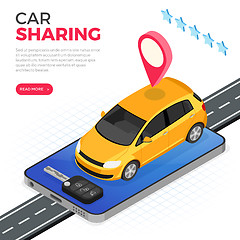 Image showing Car Sharing Service Concept