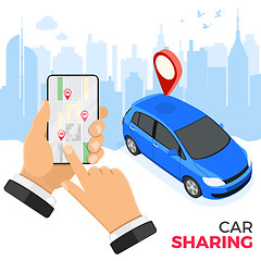 Image showing Car Sharing Service Concept