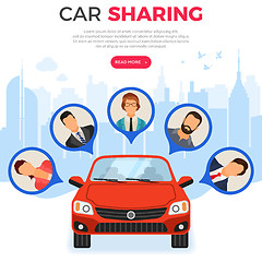 Image showing Car Sharing Service Concept