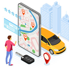 Image showing Car Sharing Service Concept