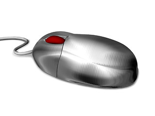 Image showing Metal  mouse, 3D