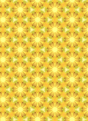 Image showing Yellow background with abstract pattern