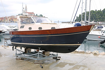 Image showing Boat Out of Water