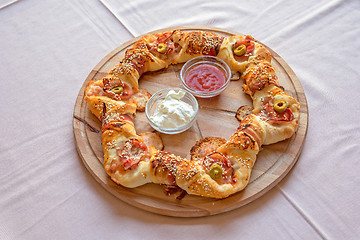 Image showing Round Bagel Tray