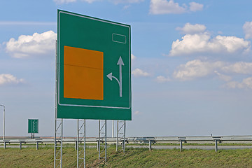 Image showing Advance Direction Sign