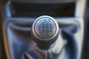 Image showing Manual gear stick