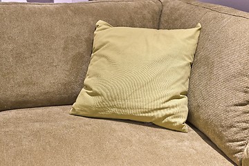 Image showing Couch with pillows