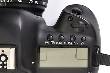 Image showing DSLR camre in white background