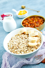 Image showing oat flakes