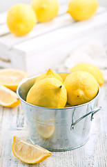 Image showing fresh lemons