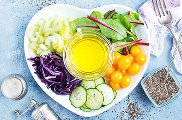 Image showing ingredients for salad