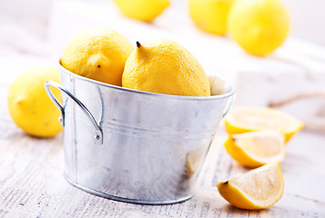 Image showing fresh lemons