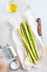 Image showing green asparagus