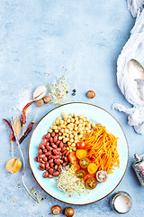 Image showing vegetables on plate