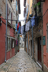 Image showing Clothes Over Street