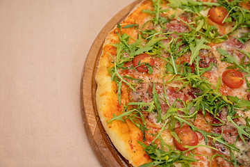 Image showing Green Pizza