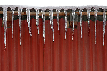 Image showing Danger Icicles