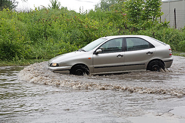 Image showing Driving Through Floods