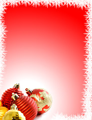 Image showing Christmas Background with Ornaments