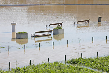 Image showing Park Floods