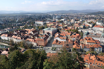 Image showing Downtown Ljubljana