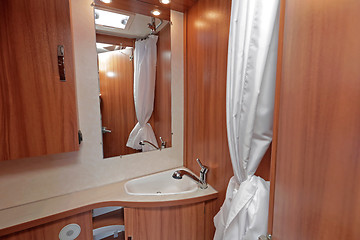 Image showing Camper Bathroom