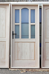 Image showing New Wooden Doors