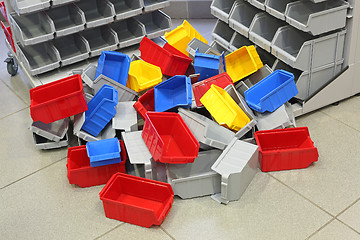 Image showing Plastic Tubs