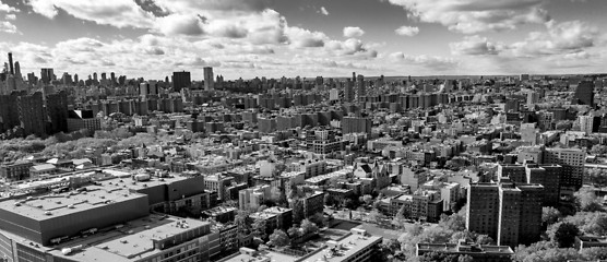 Image showing Bright Sunny Day over Housing Authority Buildings in Harlem New 