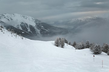 Image showing Winter Snowy Mountain Landscape